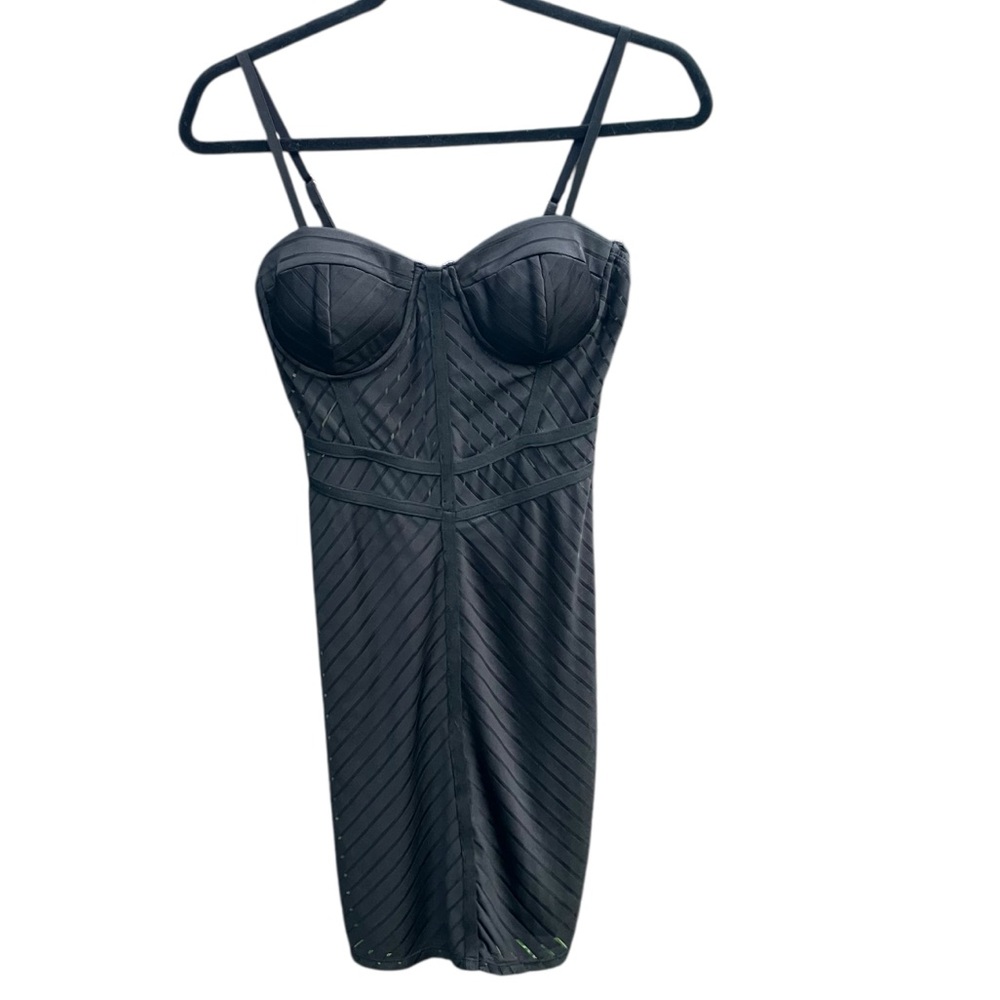 Elegant Black Women's Slip‎ Dress Goth Y2K